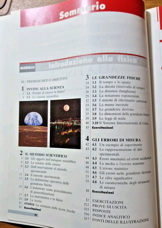 UN'INTRODUZIONE ALLA FISICA di Ugo Amaldi 2002 Zanichelli libro