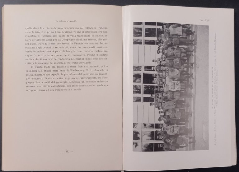 UN ITALIANO A VERSAILLES di Angelo Gatti 1958 Ceschina Libro …