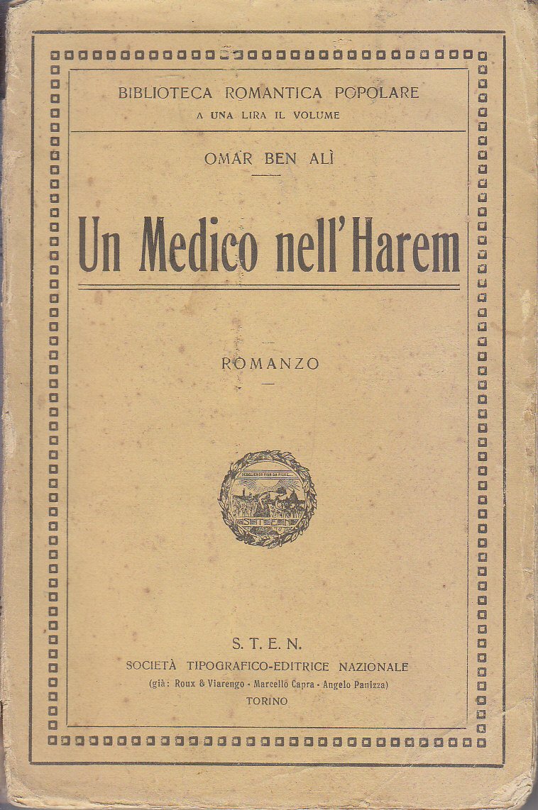 UN MEDICO NELL’HAREM scene intime di serraglio Omar Ben 1907 …