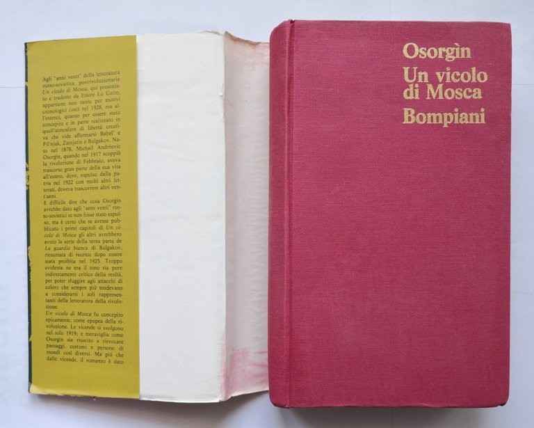 UN VICOLO DI MOSCA di Michail Osorgin 1968 Bompiani libro …