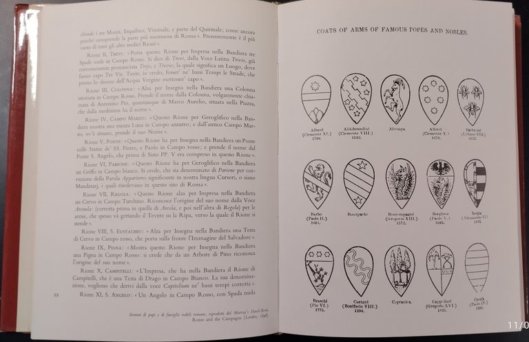 UNA CERTA ROMA STEMMI INSEGNE TAVOLETTE EMBLEMI di Jannattoni 1971 …