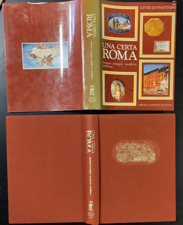 UNA CERTA ROMA STEMMI INSEGNE TAVOLETTE EMBLEMI di Jannattoni 1971 …