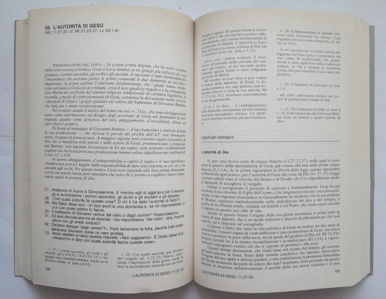 UNA COMUNITÀ LEGGE IL VANGELO DI MARCO volume II 1987 …
