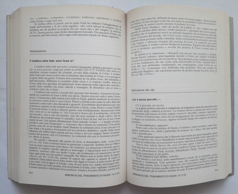UNA COMUNITÀ LEGGE IL VANGELO DI MARCO volume II 1987 …