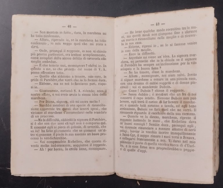 UNA CONGIURA SOTTO LA REGGENZA di Alessandro Dumas Volume 1 …