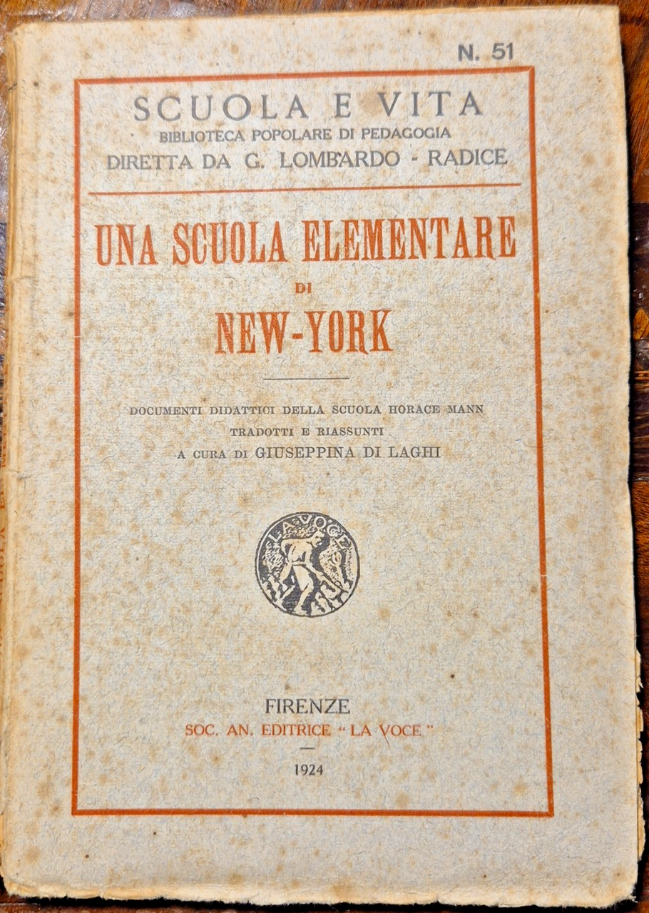 UNA SCUOLA ELEMENTARE DI NEW YORK documenti didattici Horace Mann …