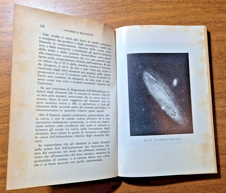 UNIVERSO E RELATIVITÀ di Giuseppe Arcidiacono 1967 Massimo libro