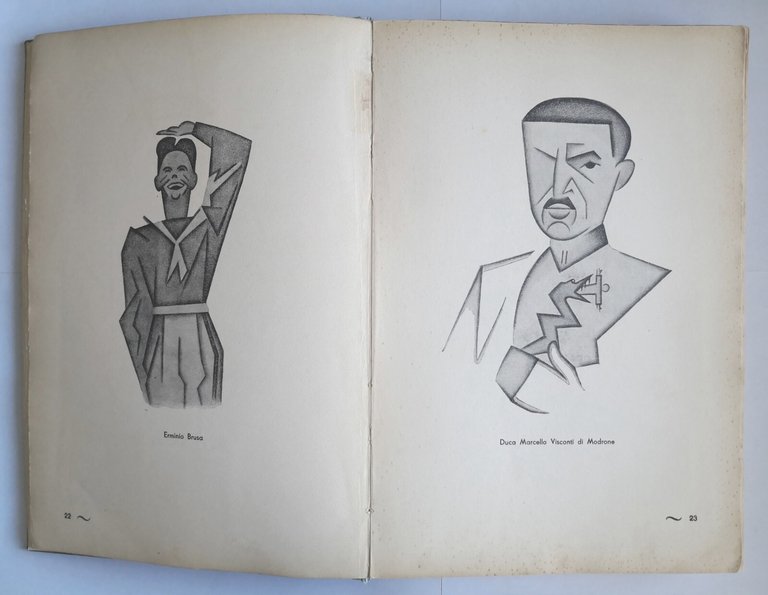 UOMINI DEL DECENNALE edizione per la Lombardia 1933 Vittoria Libro …
