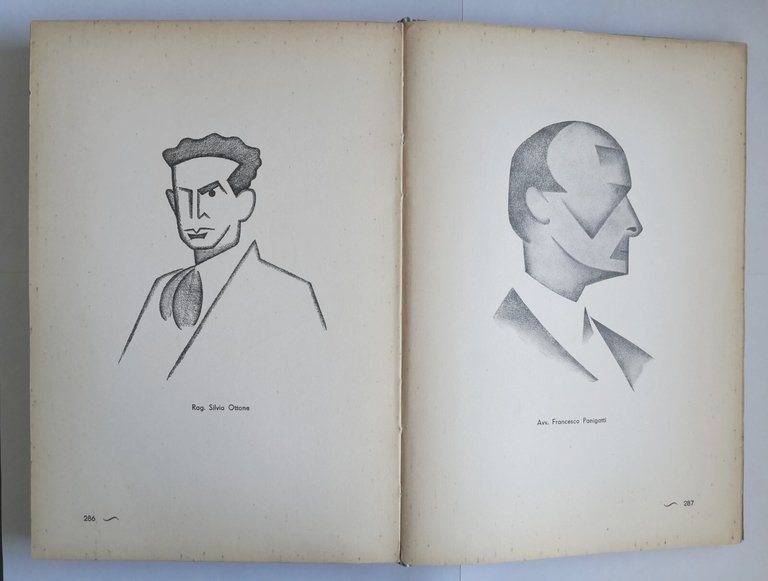 UOMINI DEL DECENNALE edizione per la Lombardia 1933 Vittoria Libro …