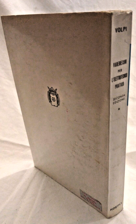 VADEMECUM PER L'ELETTROTECNICO PRATICO volume I di C Volpi 1966 …