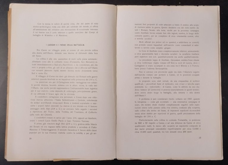 VALORIZZAZIONE DI CANNE DELLA BATTAGLIA Domenico Ludovico AC Aeronautica Libro