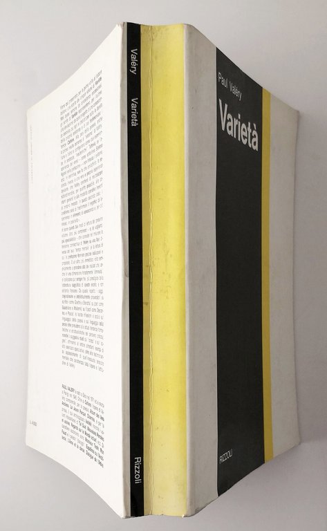 VARIETÀ di Paul Valèry 1971 Rizzoli libro usato filosofia