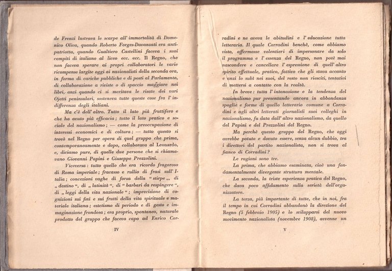 VECCHIO E NUOVO NAZIONALISMO di Giovanni Papini Giuseppe Prezzolini 1914 …