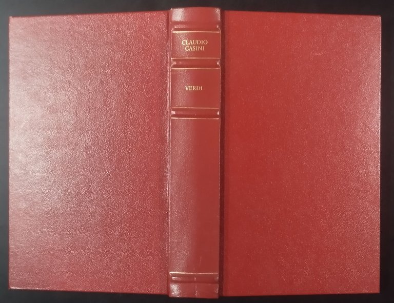 VERDI di Claudio Casini 1981 Rusconi Libro biografia elegante copertina …