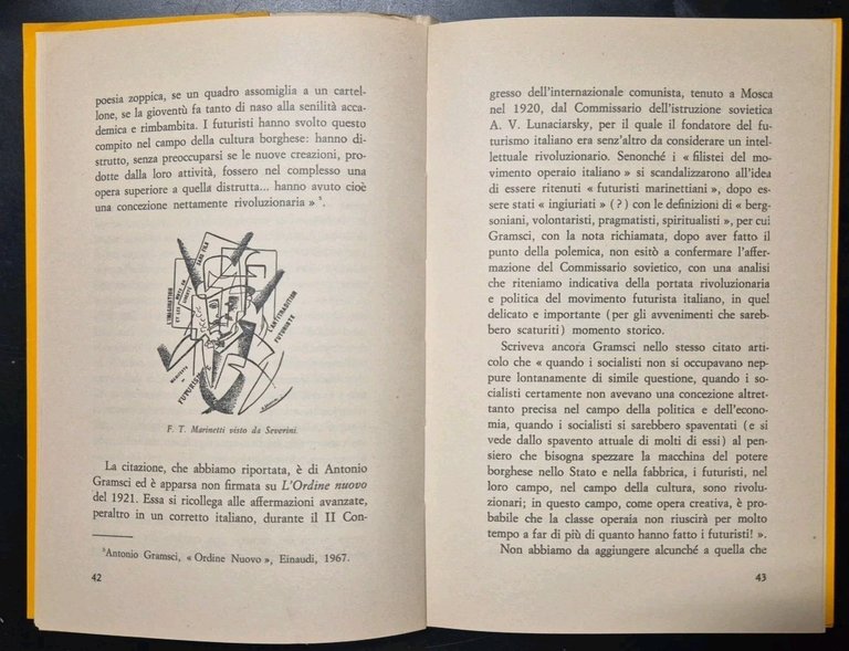 VERIFICA DEL FUTURISMO di Luigi Tallarico 1970 Giovanni Volpe Libro …
