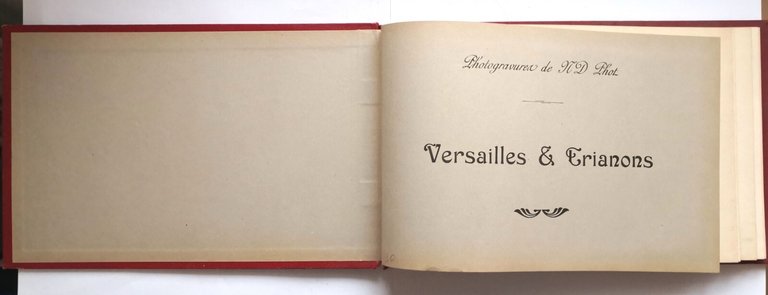 VERSAILLES ET TRIANONS photogravure di N D Phot libro 24 …