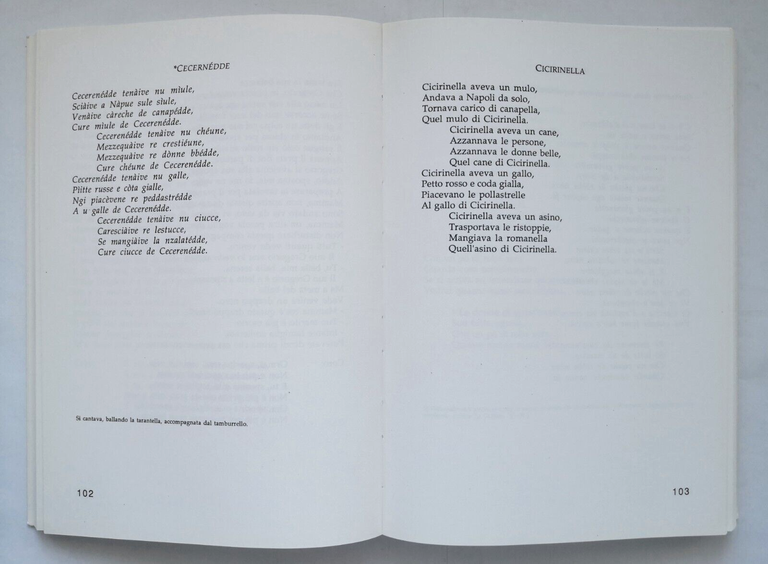 VERSI E CANTI POPOLARI BITONTINI di Giacomo Saracino 1990 libro …