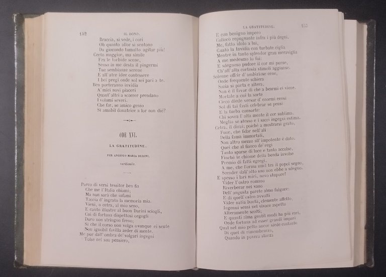 VERSI E POESIE di Giuseppe Parini 1851 Rondinella Libro antico … | Immagine Gallery 6