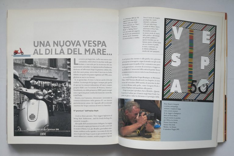 VESPA UN'AVVENTURA ITALIANA NEL MONDO 2009 Giunti Libro Piaggio motocicletta