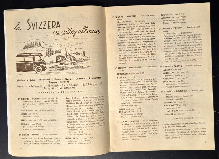 VIAGGI FELICI CIT Compagnia Italiana Turismo 1952 Depliant Vintage Libro … | Immagine Gallery 3