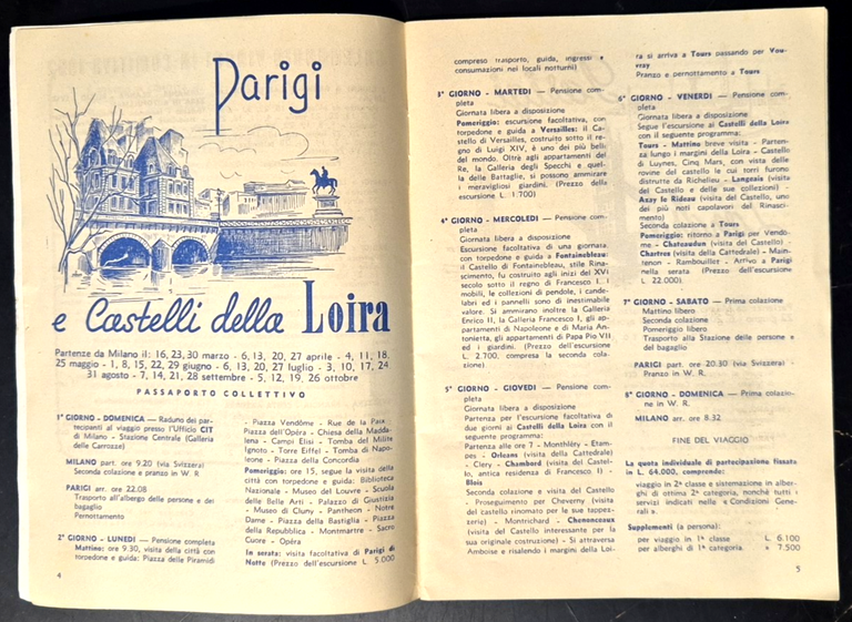 VIAGGI FELICI CIT Compagnia Italiana Turismo 1952 Depliant Vintage Libro … | Immagine Gallery 4