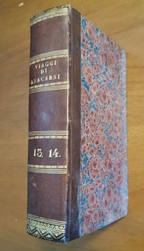 VIAGGIO DI ANACARSI IL GIOVINE NELLA GRECIA tomi 13 14 …