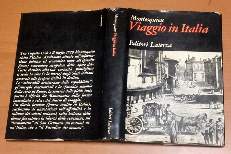 VIAGGIO IN ITALIA di Montesquieu 1971 Laterza grandi opere Libro …