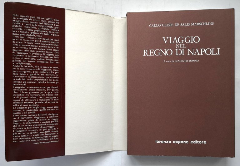 VIAGGIO NEL REGNO DI NAPOLI Carlo Ulisse De Salis Marschlins …