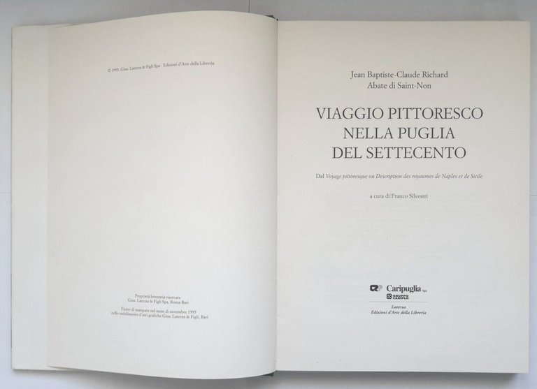 VIAGGIO PITTORESCO NELLA PUGLIA DEL SETTECENTO Abate di Saint Non … | Immagine Gallery 4