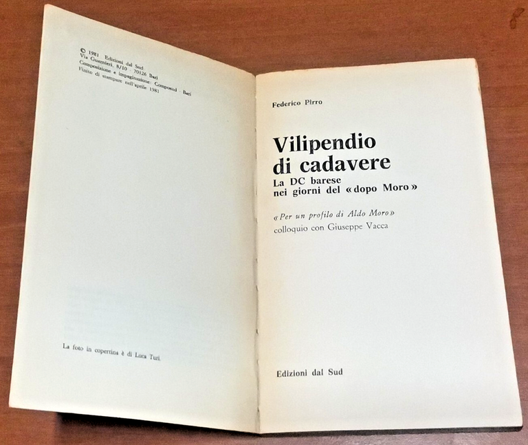 VILIPENDIO DI CADAVERE la DC Barese nei giorni Dopo Moro … | Immagine Gallery 4