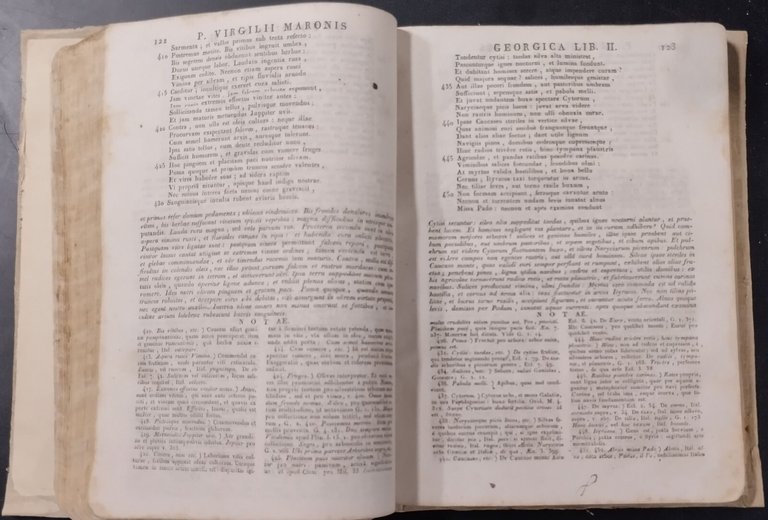 VIRGILII MARONIS OPERA 2 VOLUMI 1822 Masi Libro antico Eneide …