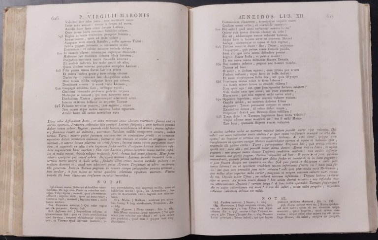 VIRGILII MARONIS OPERA 2 VOLUMI 1822 Masi Libro antico Eneide …