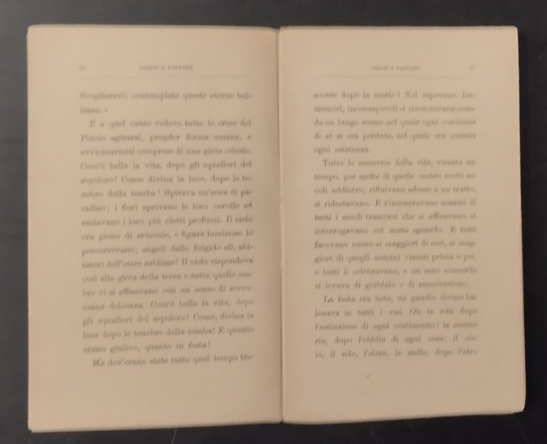 VISIONI E FANTASIE di C Rusconi 1884 Sommaruga Libro antico …