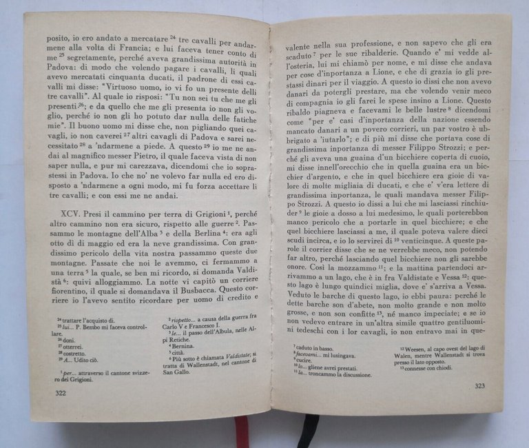 VITA di Benvenuto Cellini 1985 Rizzoli Libro autobiografia classici BUR
