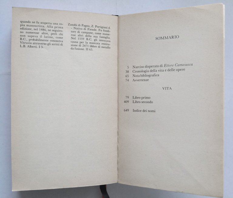 VITA di Benvenuto Cellini 1985 Rizzoli Libro autobiografia classici BUR | Immagine Gallery 9