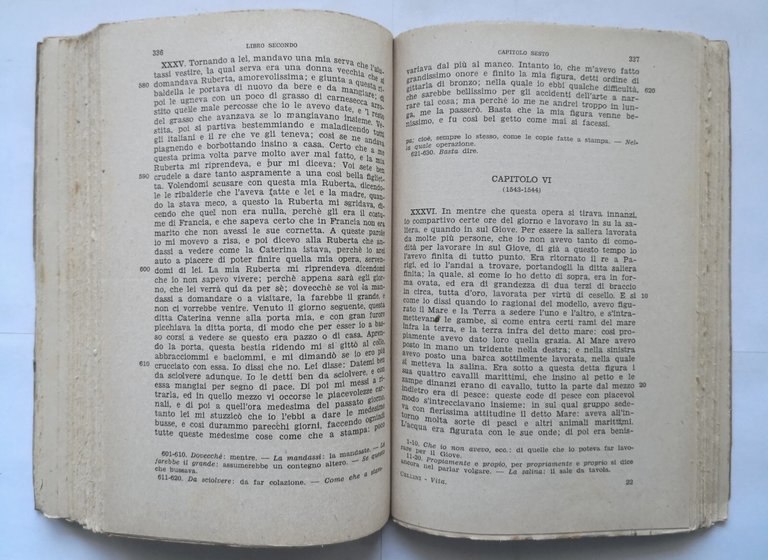 VITA di Benvenuto Cellini scritta da lui medesimo 1940 Barion …