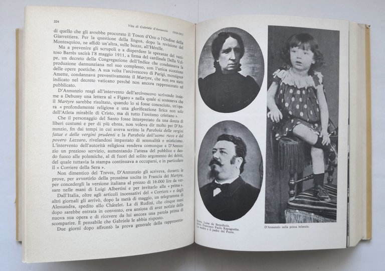 VITA DI GABRIELE D'ANNUNZIO di Piero Chiara 1978 Mondadori Libro …