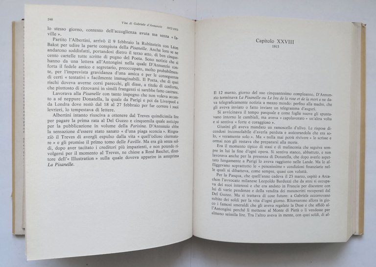 VITA DI GABRIELE D'ANNUNZIO di Piero Chiara 1978 Mondadori Libro …
