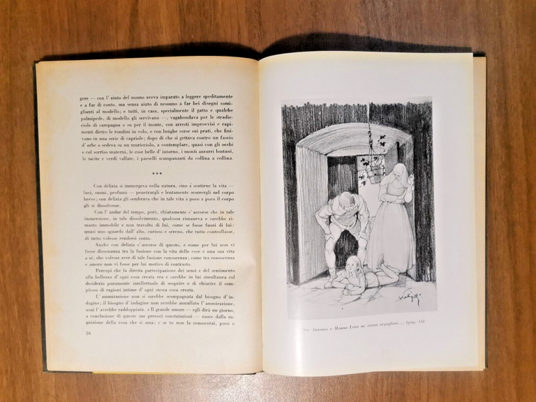 VITA DI LEONARDO di Augusto Garsia 1947 Sansoni libro illustrato …
