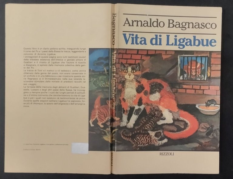 VITA DI LIGABUE di Arnaldo Bagnasco 1979 Rizzoli biografia Antonio …