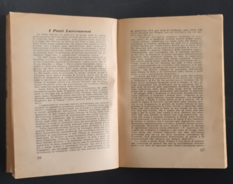 VITA DI MUSSOLINI PROFILO STORICO Italicus 1954 Asso di Bastoni …
