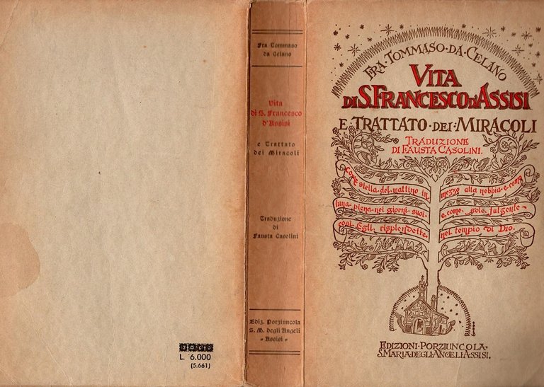 VITA DI SAN FRANCESCO D'ASSISI Fra Tommaso da Celano 1976 …