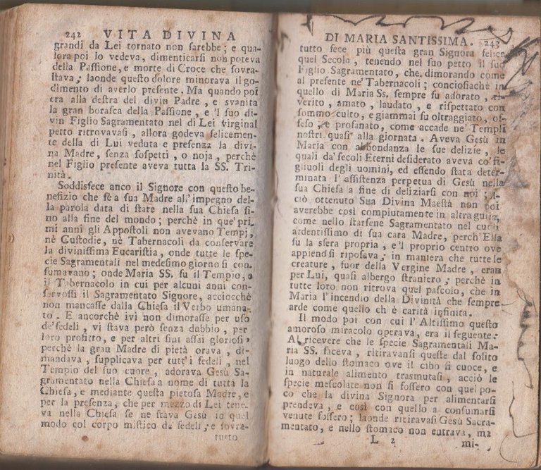 VITA DIVINA DI MARIA SANTISSIMA Bonaventura Amadeo De Cesare 1779 … | Immagine Gallery 2