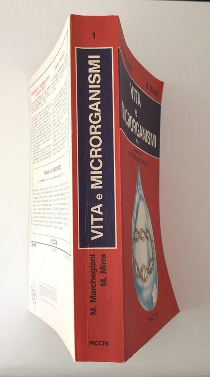 VITA E MICRORGANISMI di Marchegiani Mirra 2 volumi 1988 Piccin …