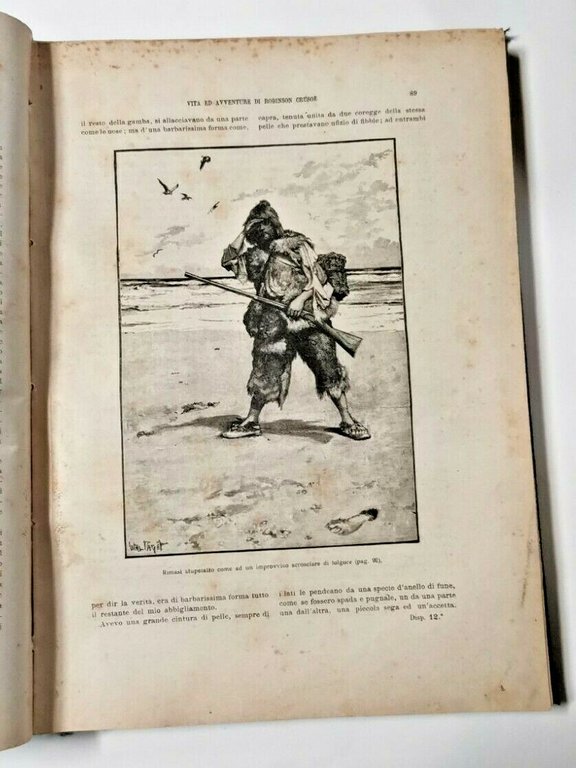VITA ED AVVENTURE DI ROBINSON CRUSOE di Daniel Defoe libro …