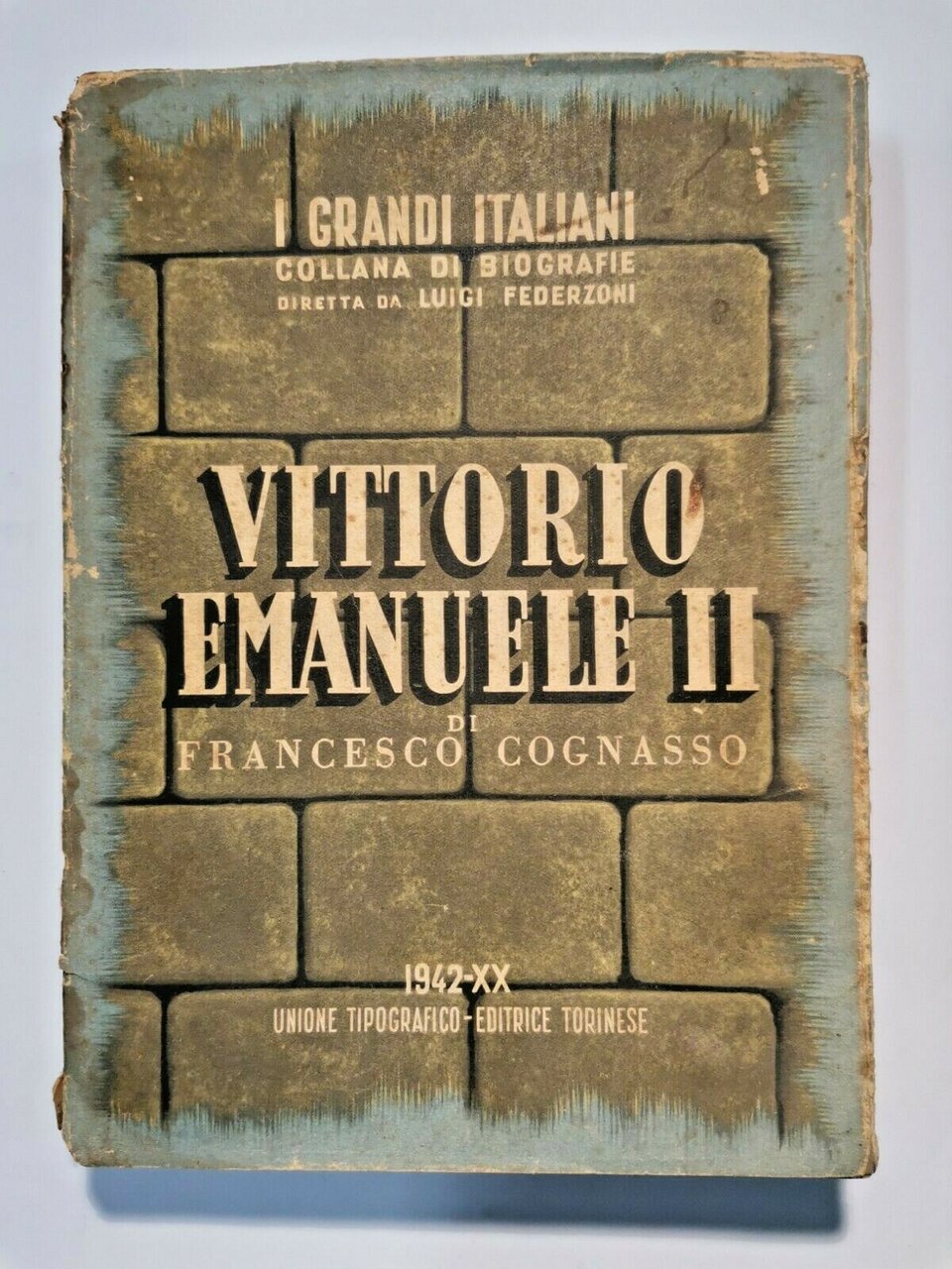 VITTORIO EMANUELE II di Francesco Cognasso 1942 Utet libro biografia …