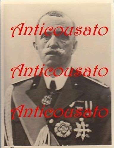 VITTORIO EMANUELE III di SAVOIA Cartolina Originale Vintage Reali Postcard