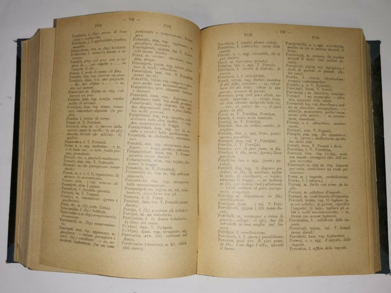 VOCABOLARIO CROATO ITALIANO di Carlo A. Parcic 1921 libro dizionario …