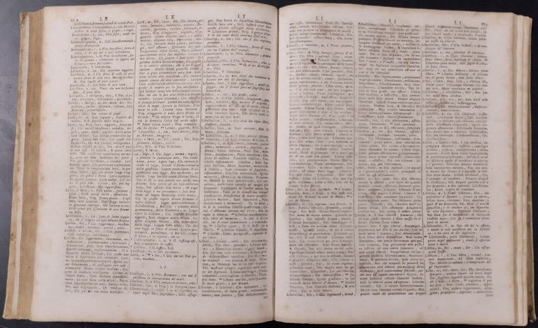 VOCABULA LATINI ITALIQUE SERMONIS VOLUME II 1761 Neapoli Elia Libro …