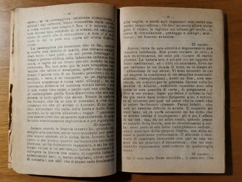 WERTHER - LETTERE SENTIMENTALI pubblicate dal dottore Volfango Goethe 1881